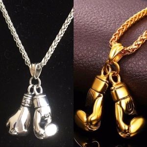 New 18k Gold or Silver Plated Gloves Necklace